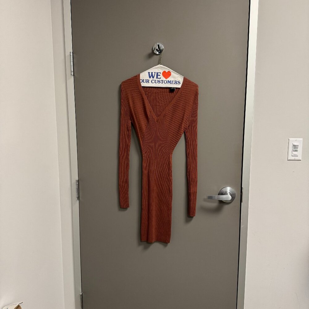 Moda International Body Con Long Sleeve Dress
